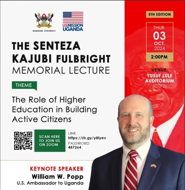 The Senteza Kajubi FullBright Memorial Lecture